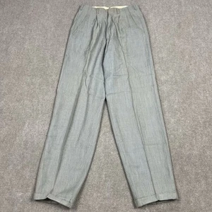 Pantalones Rockabilly Vintage Años 50 Gabardina Rayón Lazo Caído Pantalones Hombres 28x31 - Imagen 1 de 8