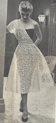 1950s Vintage Sewing Pattern DRESS B30" (R76)  - Image 1 of 4