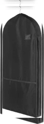 Whitmor Zippered Garment Bag with Pocket, Black 1,  - Image 1 of 4