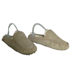 Emu Ridge Australia Womens Shoes Sz 6 - 7 Shearling Lined Moccasins Slippers Tan - Picture 1 of 6