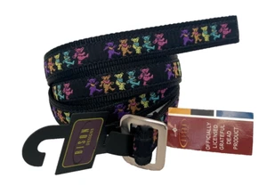 NWT Grateful Dead Bison Design Dancing Bears Belt USA Made Large - Picture 1 of 8