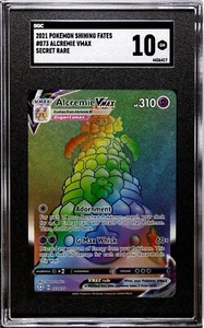 Pokemon SWSH Shining Fates Alcremie VMAX 073/072 Rainbow Secret Rare SGC 10 - Picture 1 of 2