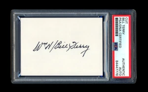 BILL TERRY SIGNED MINT CUT PSA/DNA AUTOGRAPHED HOF NEW YORK GIANTS WSC .401 AVG - Picture 1 of 1