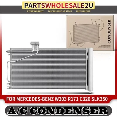 Condensador de CA con receptor secador para Mercedes-Benz C230 C240 C32 AMG C320 C55 AMG Foto 1 de 4