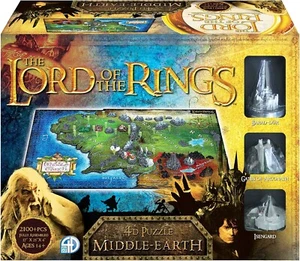 4D Cityscape Lord of The Ring Middle Earth 3D Time Puzzle (1390 Piece) NEW - Picture 1 of 8