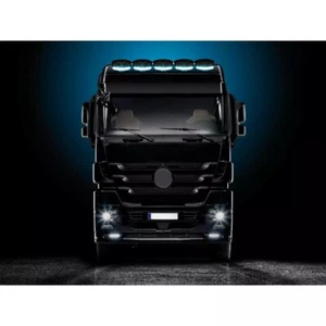 4x 12-24V White 8 LEDs Halogen Spot Beam with DRL Neon Lights for MAN Trucks - Picture 1 of 6