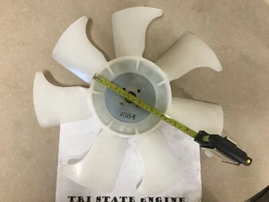 Genuine OEM Kubota Suction 7 Blade Fan 370mm 16285-74110 V1505 D1105 Engines - Picture 1 of 2