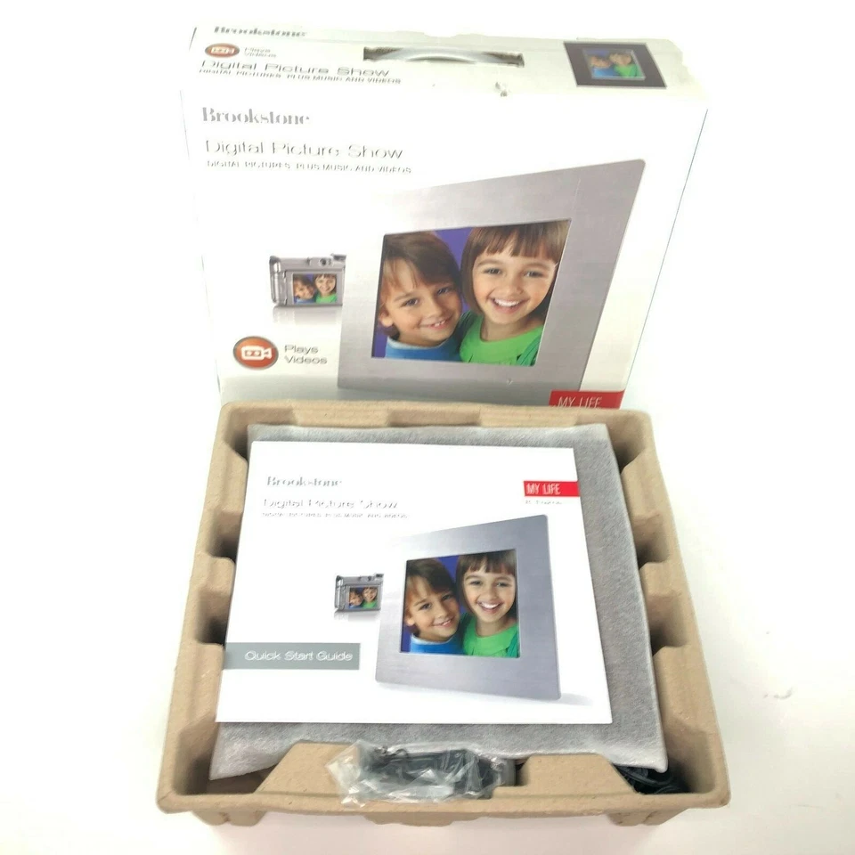 BOOKSTONE DIGITAL PICTURE SHOW MY LIFE 8” FRAME NEW - Image 1 of 3