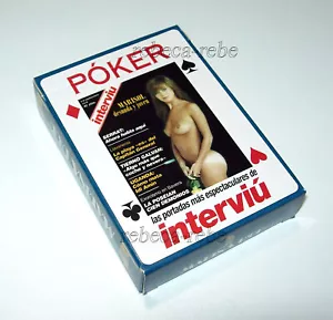 Baraja de cartas erótica de Póker Interviú Marisol en portada. NUEVA. Naipes - Imagen 1 de 3