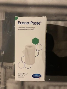 New Hartmann Econo-Paste Conforming Paste Bandage 3” X 10 yds EXP 08/26 Sealed - Picture 1 of 5