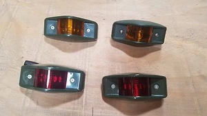 HMMWV M998 Humvee LED SIDE MARKER KIT Red, Amber Military Truck 24V FRONT M35A2 - Picture 1 of 4