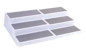 3�Tier Expandable Spice Rack - Adjustable Length, Stability with Non-Skid Shelf, - Picture 1 of 1