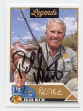 2023 Bass Pro Shop Roland Martin Auto Autographed Hand Signed card 