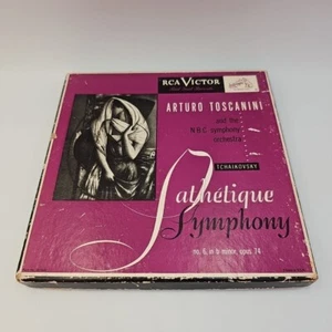 Arturo Toscanini-Tchaikovsky Pathétique Symphony 45 RPM Vinyl Record Set - RARE! - Picture 1 of 6