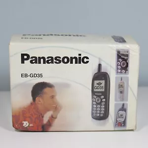 Rare Vintage Panasonic EB-GD35 Phone International Black In Box Collectible - Picture 1 of 6