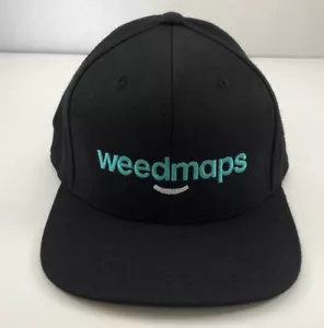 Gorra negra con cierre a presión WEEDMAPS - Imagen 1 de 5
