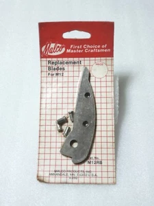 Malco M12RB Replacement Blades for M12 Cat No. M12RB Snips 2 Blades in Pack, N£W - Picture 1 of 3