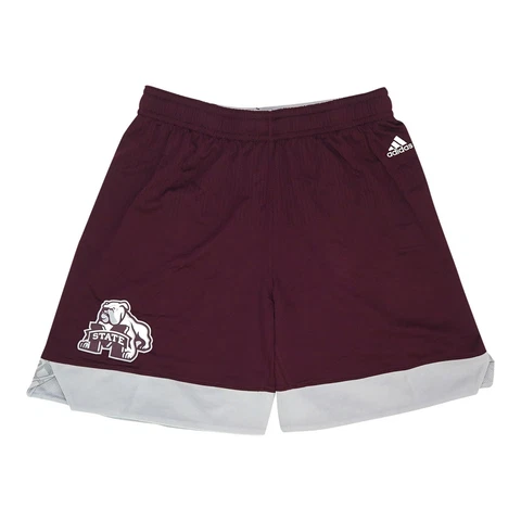 Mississippi State Bulldogs NCAA Adidas Women's Maroon March Madness Shorts Cover