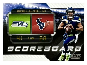 2018 Scoreboard #8 Russell Wilson Seattle Seahawks - Bild 1 von 2