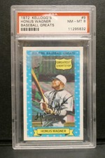 1972 Kellogg's Honus Wagner Baseball Greats #9 PSA 8 NM-MT