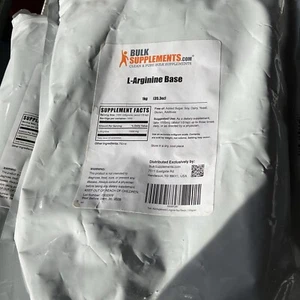 BulkSupplements L-Arginine Base Powder - 1kg/35.3oz - Picture 1 of 3