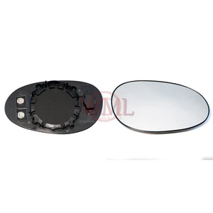 SMART ROADSTER 2003->2006 TÜR/FLÜGELSPIEGEL GLAS SILBER, BEHEIZT & BASIS, RECHTS - Bild 1 von 4