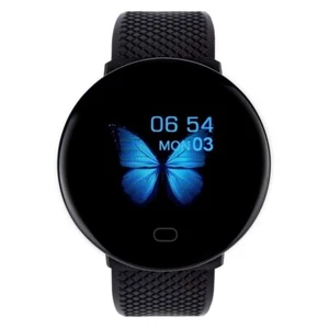 Smartwatch D19 BT4.0 Watch Sleep Monitor Fitness Tracker Waterproof Bracelet NWT - Photo 1 sur 19