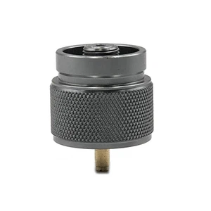 Brenner Gasherd adapter Flasche Outdoor Camping Adapter Selbstschließend - Bild 1 von 7
