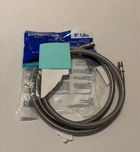 Eastman 6' Flexibler Eismaschine Anschluss 1/4 x1/4 Zoll Kompression 48388 Geflochten - Bild 1 von 1