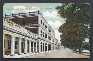 Macao Post Office Hotel Praya Grande Sternberg Macau China 1913 - Bild 1 von 1