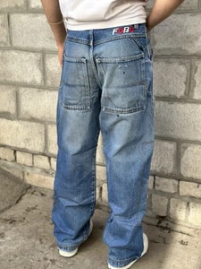 Vintage Fubu Jeans 30 Size Baggy Rap Y2K 90s Style USA Japan - Bild 1 von 19