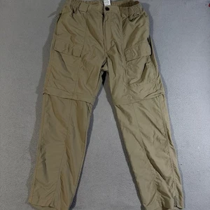 World Wide Sportsman Convertible Cargo Pants Zip Hiking Camping Khaki Mens M/30 - Picture 1 of 7