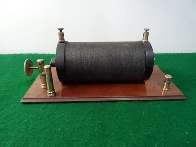ANCIEN  ANTIQUE VINTAGE OLD APPAREIL INSTRUMENT SCIENTIFIQUE BOBINE RUHMKORFF - Photo 1/4