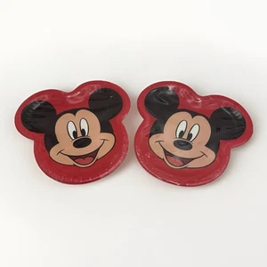 Mickey Mouse Face Shaped Plates Birthday Party Supplies 8 Per Package - Picture 1 of 5