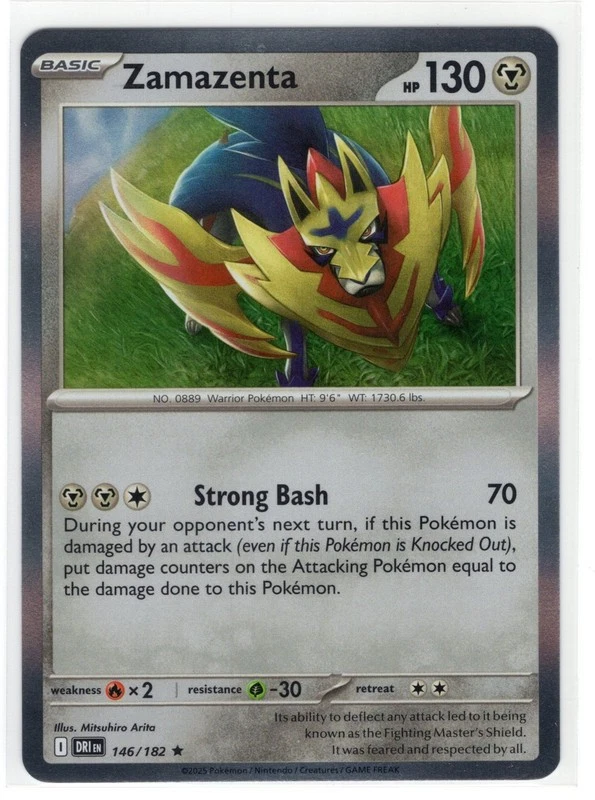 Pokemon Destined Rivals - 146/182 Zamazenta Holo - Image 1 of 1