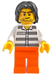 LEGO Gefängnis Gefangener 50380 ..... col276 (Toys R Us) Werbe Minifigur - Bild 1 von 2