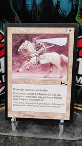 DEFENDER OF LAW Portuguese Version MAGIC The Gathering SUMMON 1999 Trading Card - Picture 1 of 2