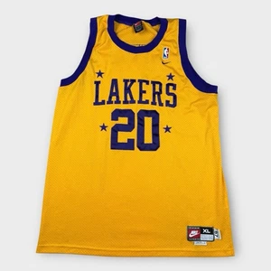 Nike Swingman Los Angeles Lakers 1957 NBA Rewind Jersey Gary Payton #20 XL +2 - Picture 1 of 10