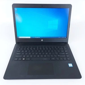 HP 14-bp0xx Laptop 14" i3-6006U 8GB RAM 128GB SSD Win 10 Pro (G) - Picture 1 of 16