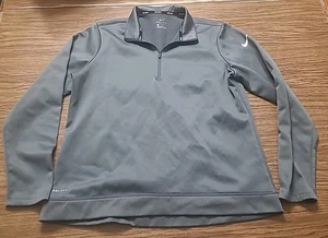 Chaqueta de golf Nike para mujer grande gris repelente cuarto cremallera ligera  - Imagen 1 de 8
