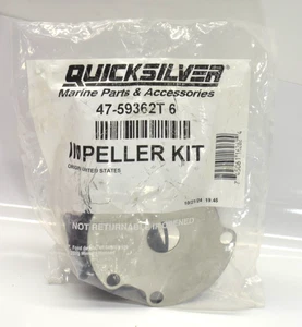 Kit de impulsor de bomba de agua QUICKSILVER 47-59362T6 motores MerCruiser barco marino - Imagen 1 de 3