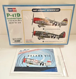1/48 HOBBY BOSS P-47D THUNDERBOLT + AEROMASTER THUNDERBOLTS GALORE DECALS VII - Picture 1 of 2