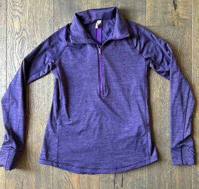 Under Armour Womens MEDIUM Coldgear Half Zip Purple Jacket Pullover - Image 1 of 4