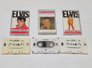 elvis presley - lot3x top ten hits - best vol 2 & 3 - original indonesia tapes - Picture 1 of 11