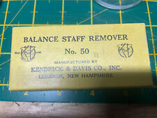 New Old Stock Kendrick & Davis K & D Co. Balance Staff Remover No 50 Boxed