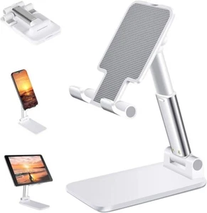 Adjustable Desktop Cell Phone Tablet Holder Stand Mobile Mount Mobile Phone iPad - Picture 1 of 7