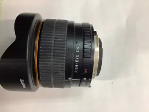Pro Optic Manual Focus 8mm f3.5 CS Fish-Eye Objektiv Nikon F Mount Lesen - Bild 1 von 4