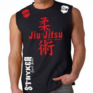 Jiu Jitsu MMA ufc Fight Gear Training Gym Adult Sleeveless Muscle Shirt Tank Top