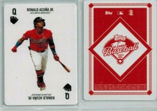 Ronald Acuna Jr. 2020 Topps 52-Card Game by Kenny Mayne Series 2 Braves