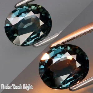 2.06Ct.Amazing! UNHEATED! Color Change Sapphire Tanzania Good Luster&CLEAN! - Picture 1 of 6